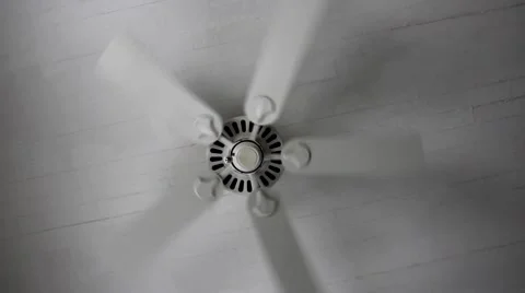 Rotating ceiling fan Stock Footage 8789147