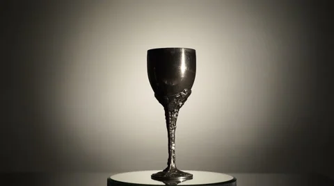 Rotating chalice Stock Footage 62699402
