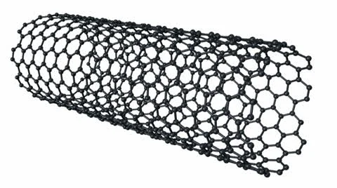 Rotating Chiral Carbon Nanotube Stock Footage