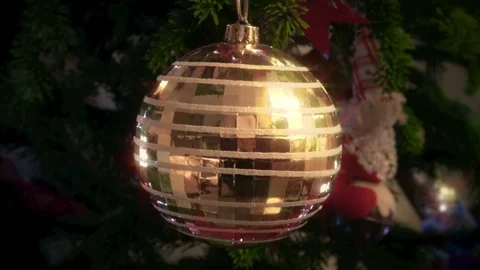 Rotating Christmas ball Video stock 70874829