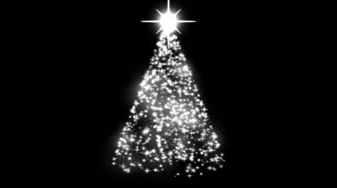 Rotating Christmas Tree Animation - Loop White Stock Footage 43676984