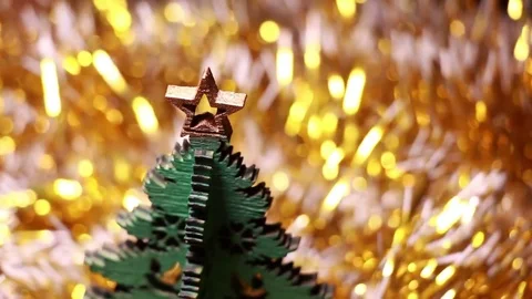 Rotating Christmas tree Stock Footage 83608313