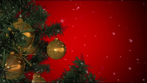 Rotating Christmas Tree Stock Footage 145350064
