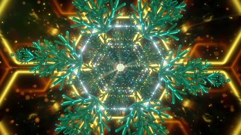 Rotating Christmas Trees Loop Vídeos de archivo 169874311