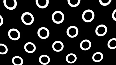 Rotating circular grid geometric optical abstract background Видео 335036384
