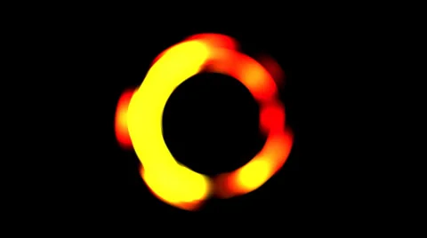 Rotating Circular Light Stock Footage 27768190