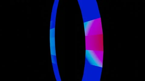 Rotating Circular Objects Animation Video Template. HD Quality Stock Footage 145935684