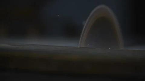 Rotating a circular saw 스톡 동영상 141643928