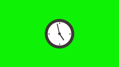 Rotating clock animation Stock Footage 245958035
