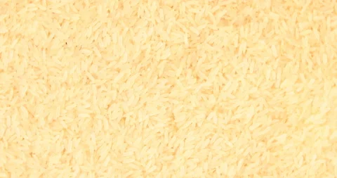 Rotating close up of a pile of raw rice Stock Footage 95467911