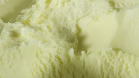 Rotating closeup view of ice cream Video stock 80132423