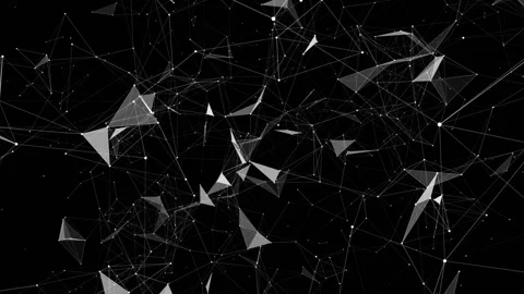 A rotating cloud of connections.Global Computer Network. Software source code Stock Footage 97253591