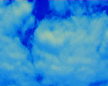 Rotating clouds (blue) Stock Footage 8344157