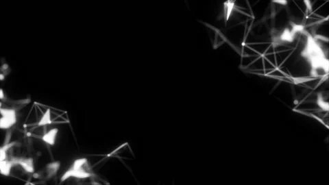Rotating clouds.A complex wall of lights that moves like a electrical impulse Stock Footage 103174492
