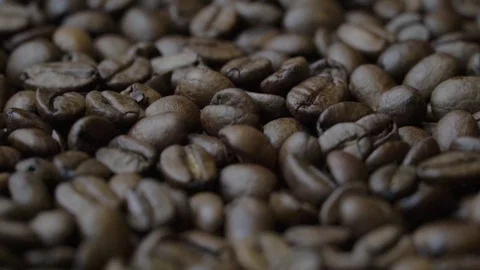 Rotating Coffee beans Stock Footage 120506638