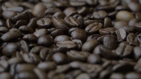 Rotating Coffee beans Stock Footage 120506763