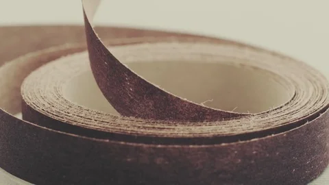 Rotating coil of paper Stock Footage 80899602