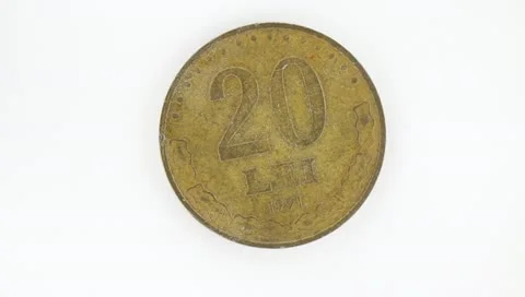 Rotating Coin Stock Footage 10738601