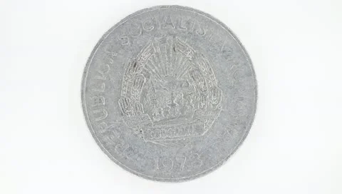 Rotating Coin Stock Footage 10739361