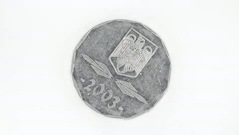 Rotating Coin Video stock 10739471