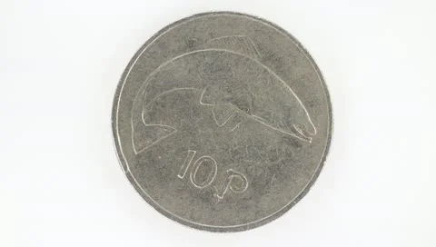 Rotating Coin Stock Footage 10739572