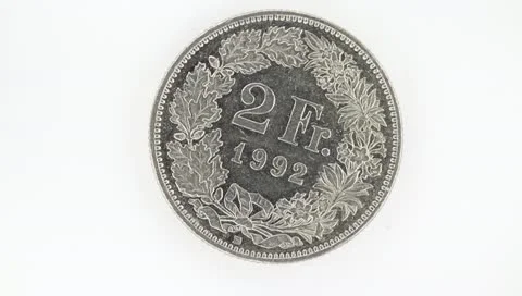 Rotating Coin Stock Footage 10739676