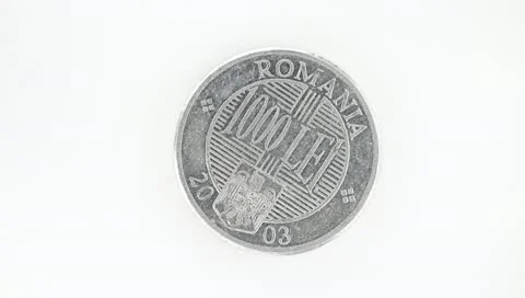 Rotating Coin Stock Footage 10739800