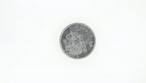 Rotating Coin Stock Footage 10741079