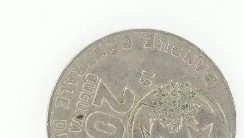 Rotating Coin Stock Footage 10741594