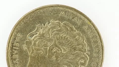 Rotating Coin Stock Footage 10741794