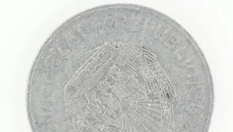 Rotating Coin Stock Footage 10742047