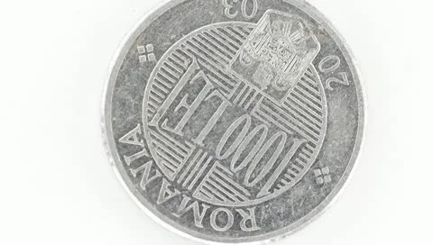 Rotating Coin Stock Footage 10742048
