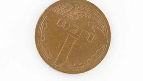 Rotating Coin Stock Footage 10743154