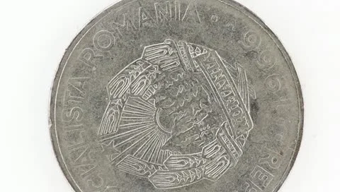 Rotating Coin Stock Footage 10744424