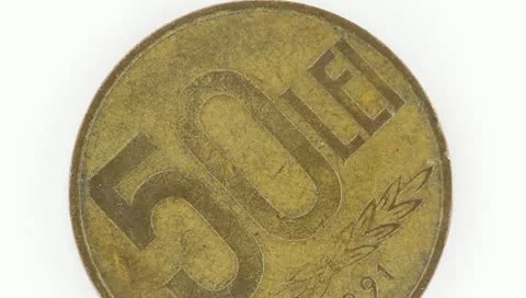Rotating Coin Stock Footage 10744862