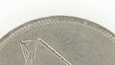 Rotating Coin Stock Footage 10746777