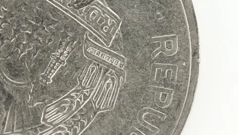 Rotating Coin Stock Footage 10746995
