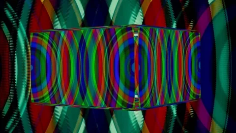 Rotating Color Box Stock Footage 124210147