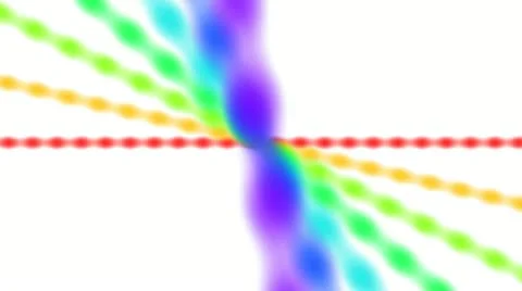 Rotating color lines Stock Footage 10838433