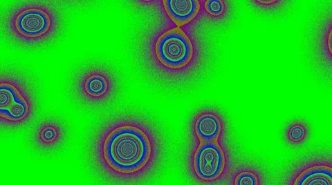 Rotating color rings. Stock Footage 9786832