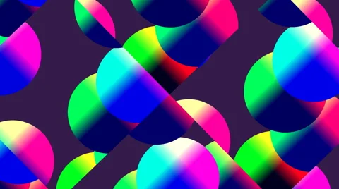 Rotating colored balls Stock Footage 40485639