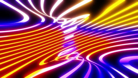 Rotating colored stripes. Looped animation 動画素材 197297064