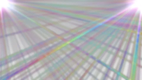 Rotating colorful light rays and lighting (Seamless Loop, with Alpha Channel) Stock Footage 332925105
