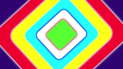 Rotating colorful square pattern   Stock Footage 273143934