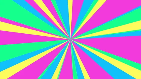 A rotating colorful sunburst (loop) Stock Footage 332964355