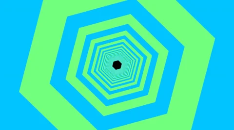 Rotating colourfull Tunnel Stock Footage 37818153