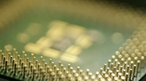 Rotating Computer Chip 스톡 동영상 10795392