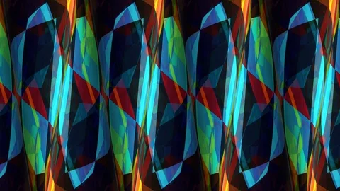 Rotating Cones Motion Background Video stock 108776239