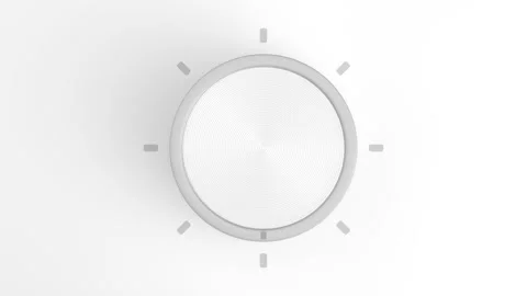 Rotating control knob Stock-Footage 345962814