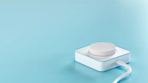 Rotating controller smooth motion .isometrics Stock Footage 205352249